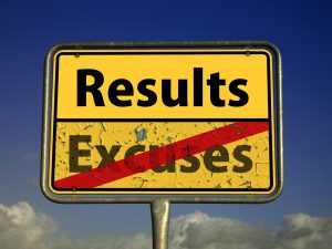 Results vs excuses