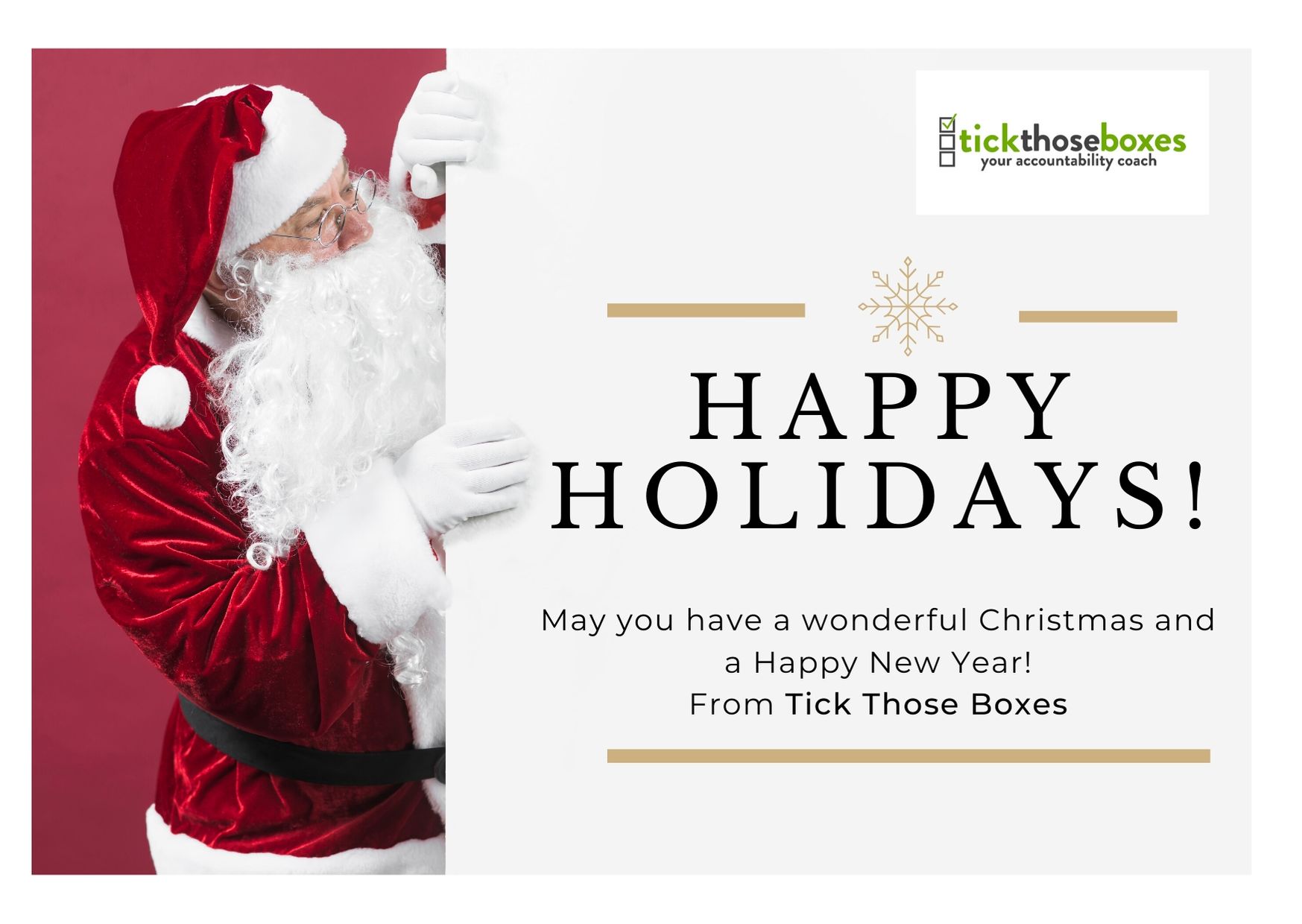 May you have a wonderful Christmas and a happy new year! From Tick Those Boxes (1)