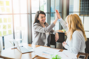 two female entrepreneurs