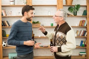 older generation mentoring someone younger