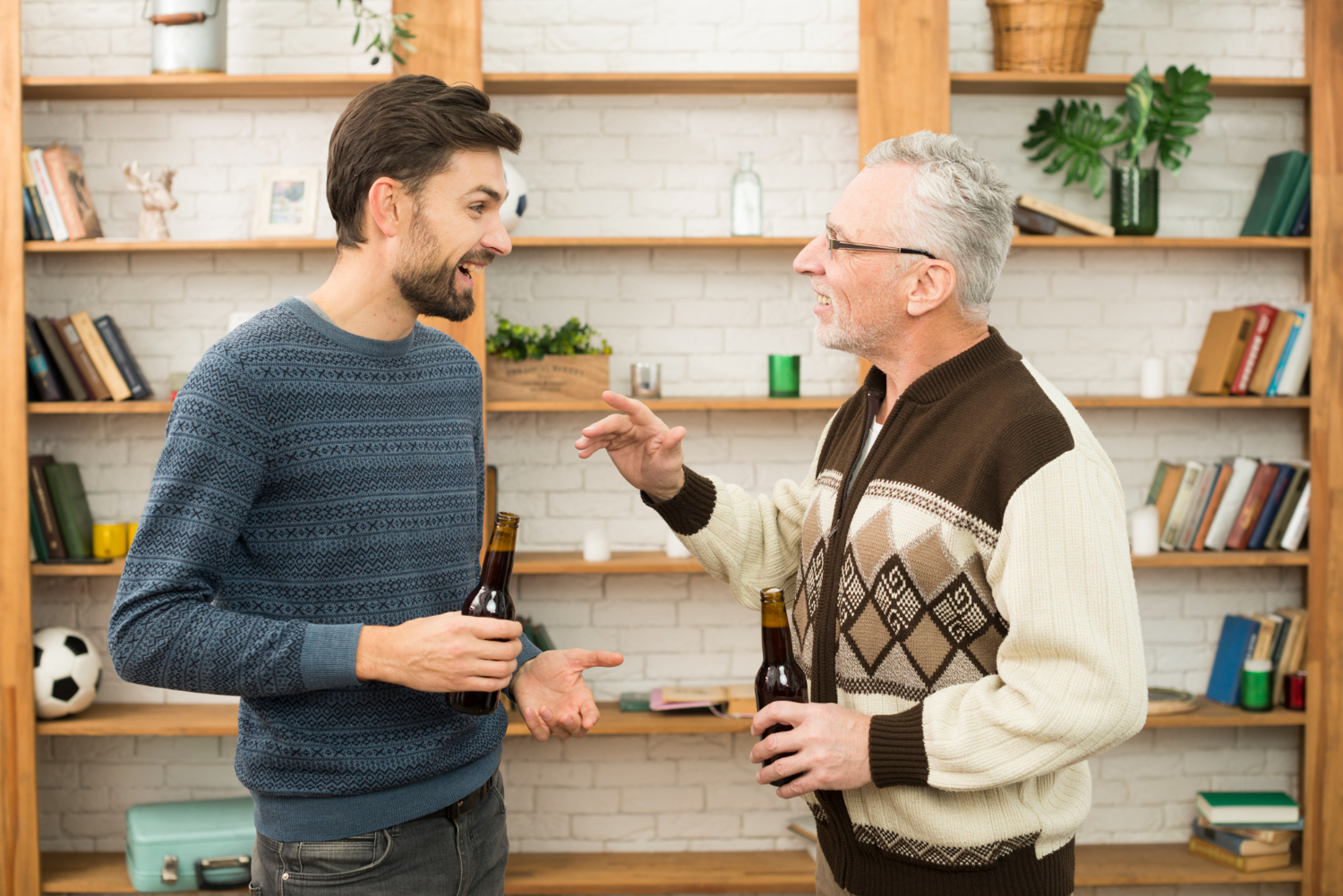 older generation mentoring someone younger
