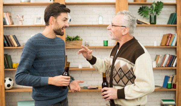 older generation mentoring someone younger