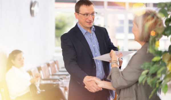 business people handshake